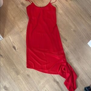 NWT Red Slip Dress